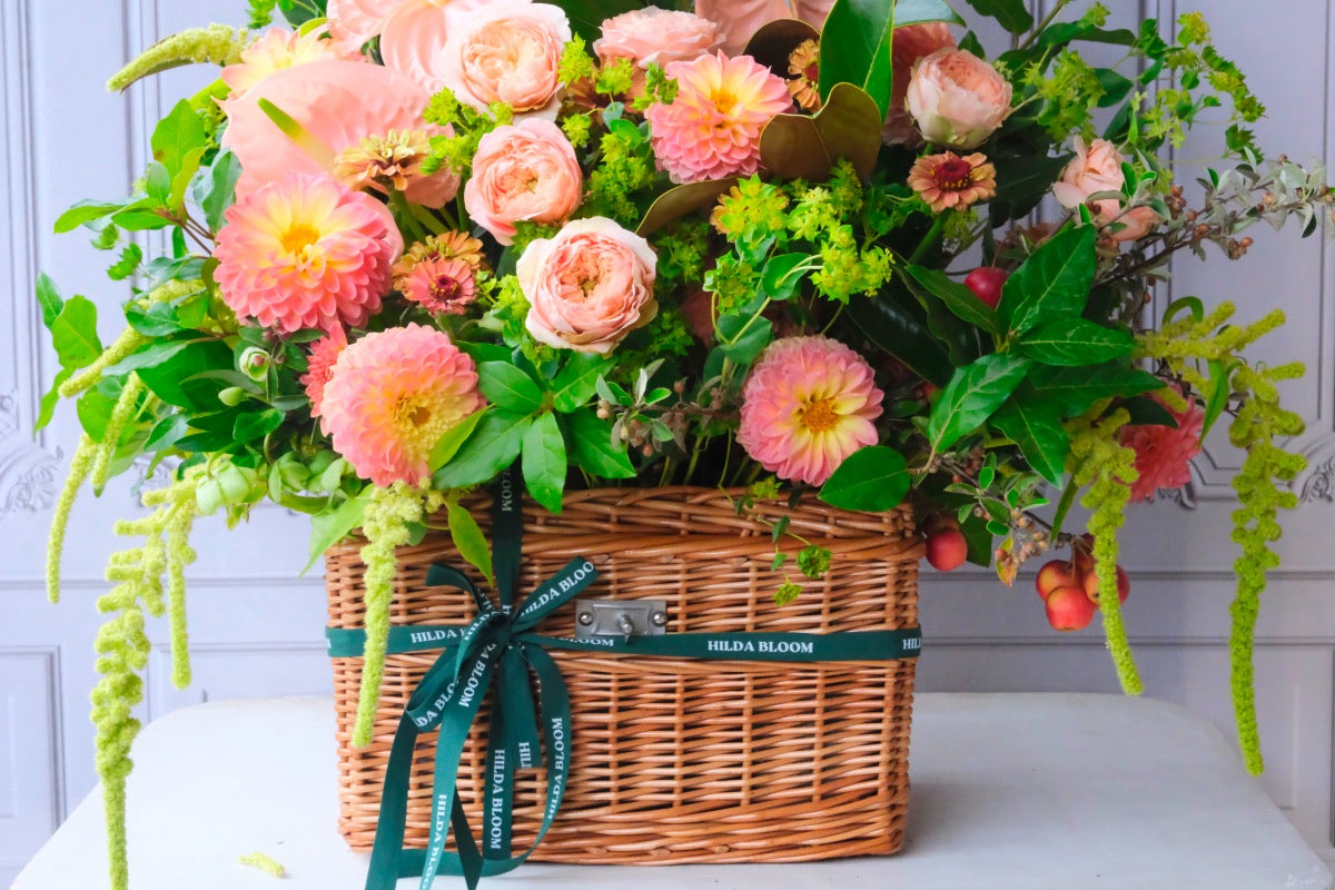 Hamper con flores